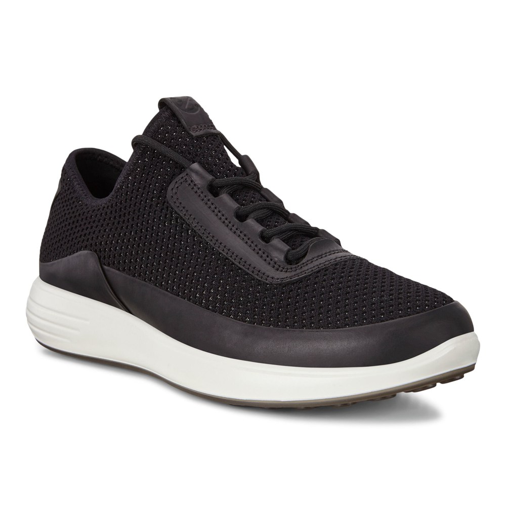 Tenis Hombre - ECCO Soft 7 Runner Meshs - Negros - TOM398642